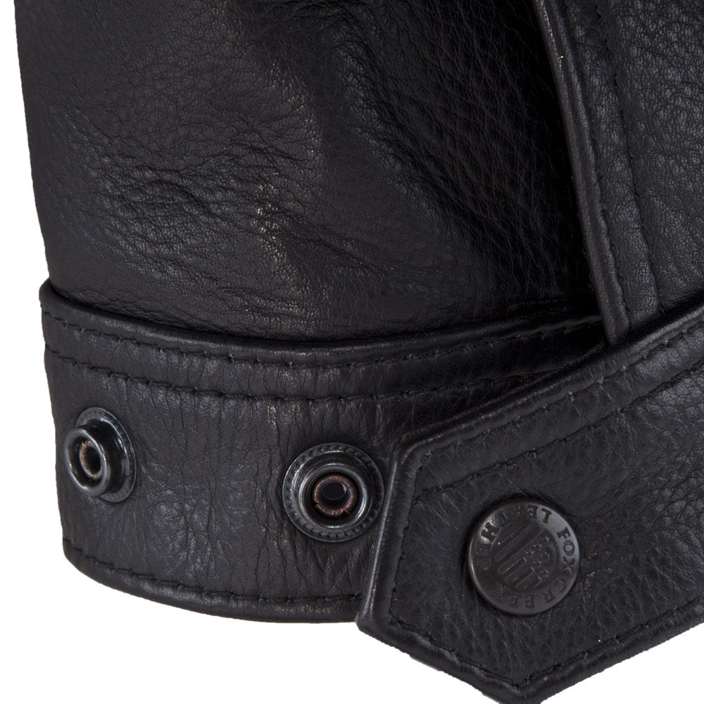 Men’s Leather Rebel Jacket – Leather Biker Jacket with Full-Grain Cowhide
