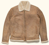 Shearling Leather Jacket – Premium Aviator Style