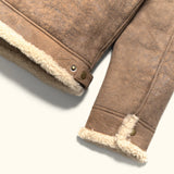 Shearling Leather Jacket – Premium Aviator Style