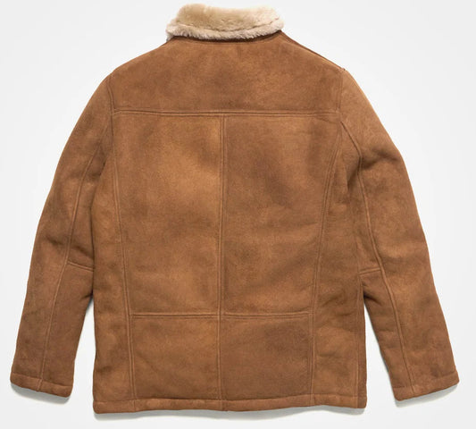 Shearling Barn Coat – Premium Turkish Wool Leather Coat