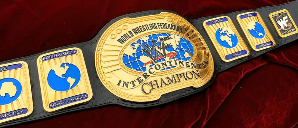 WWE Attitude Era Oval Intercontinental Championship Belt