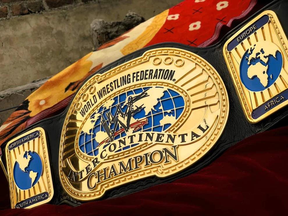 WWE Attitude Era Oval Intercontinental Championship Belt