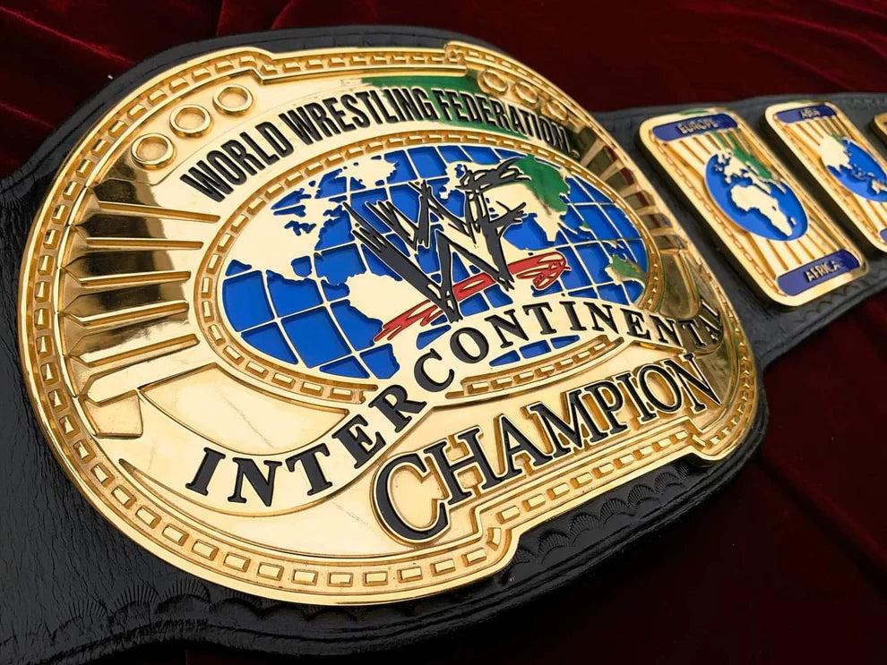 WWE Attitude Era Oval Intercontinental Championship Belt