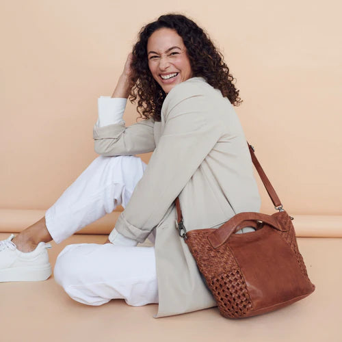 Handmade Genuine Leather Crossbody Bag style