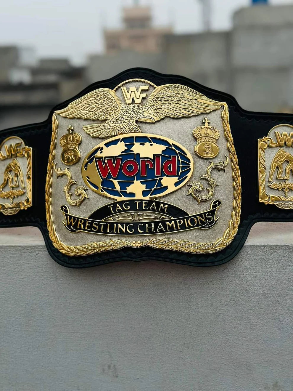 WWF Classic World Tag Team Championship Replica Title Belt